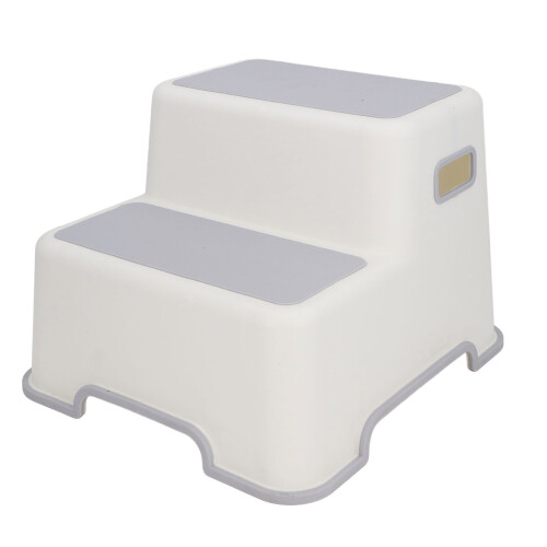 Multifunctional Thicken Plastic Toddler Step Stool - Safe for Kitchen & Bath 2