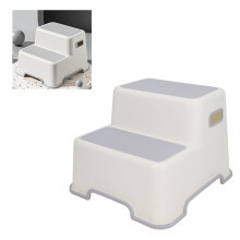 Multifunctional Thicken Plastic Toddler Step Stool - Safe for Kitchen & Bath