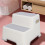 Multifunctional Thicken Plastic Toddler Step Stool - Safe for Kitchen & Bath 4