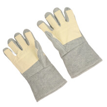 1 Paar hitzebeständige Handschuhe mit getrennten Fingern, hitzebeständiger Topflappen, Werkzeug zum Schweißen