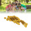 Set di 100 monete del tesoro, monete di plastica dorate 16