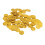 Set di 100 monete del tesoro, monete di plastica dorate 14
