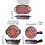 Ceramic Baking Mould Rice Bowl Instant Noodle Bowl Salad Plate Rectangular Mould For Oven 3
