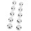 10er Pack Motorrad-Kopfbolzenabdeckung 7,5–10 mm Silber 13
