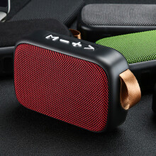 Kompakter Mini-Bluetooth-Lautsprecher, Bluetooth 4.2, 400 mAh, Rot