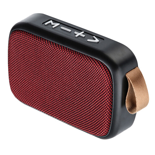 Mini altoparlante Bluetooth rosso 400mAh BT 4.2 UDisk 1