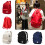 (White)Converse Canvas Rucksack große Kapazität Schüler Schule Reisetaschen einfarbig 7