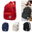 (White)Converse Canvas Rucksack große Kapazität Schüler Schule Reisetaschen einfarbig 4