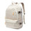 (White)Converse Canvas Rucksack große Kapazität Schüler Schule Reisetaschen einfarbig 1