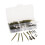 Set da 100 clip piombo per carpa 25mm/54mm Verde 6