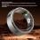 BT5.1 Smart Ring 18mAh Edelstahl IP68 8