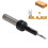 Fresa avellanadora de carburo de 2,5 x 6 mm con llave hexagonal 16