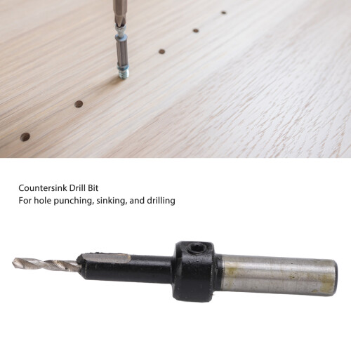 Fresa avellanadora de carburo de 2,5 x 6 mm con llave hexagonal 2
