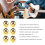 6 Stück Eisen Gitarre Gurtknöpfe Endstifte Gold 4