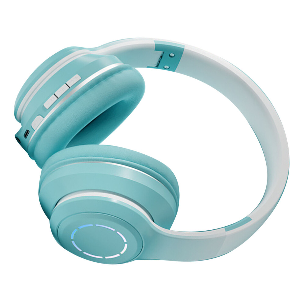 Wireless Gaming Headset Gradient Bt5.2, Soft Cushions, Colorful Lights, Green 4381335362800