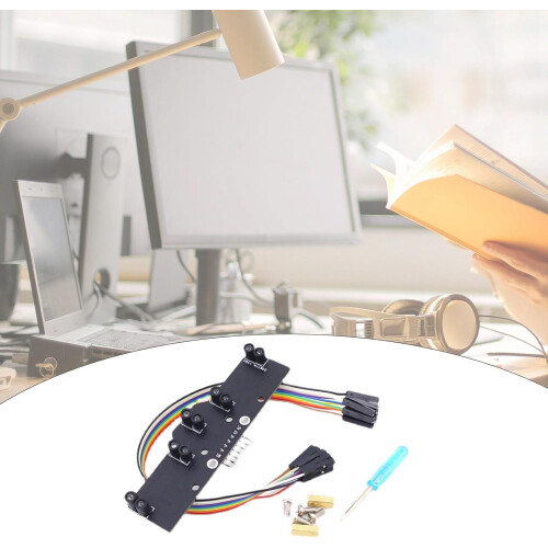 5-Way Digital Tracking Sensor Module 5-Channel Digital Line Sensor Array for Precise Robot Pathfinding 1