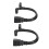 Cable de Alimentación en Y de 0.32m C20 a 2x C13 Splitter 15