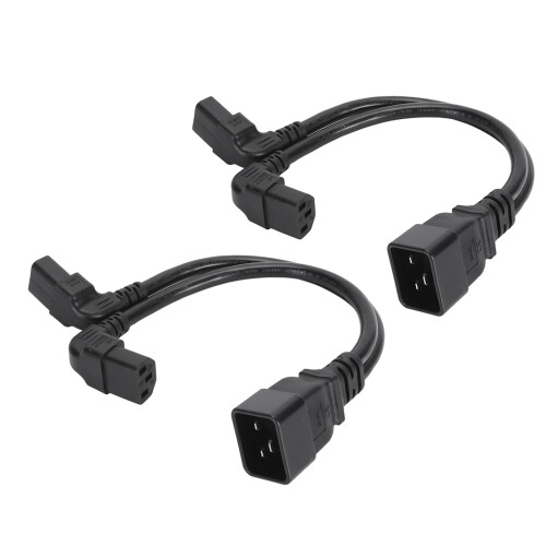 Cable de Alimentación en Y de 0.32m C20 a 2x C13 Splitter 1