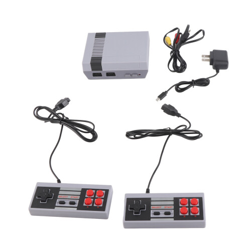 Console video retrò a due giocatori con uscita AV cablata 1
