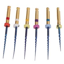 6 pièces de fichiers endodontiques SX F3 pour canaux dentaires de 25 mm en métal