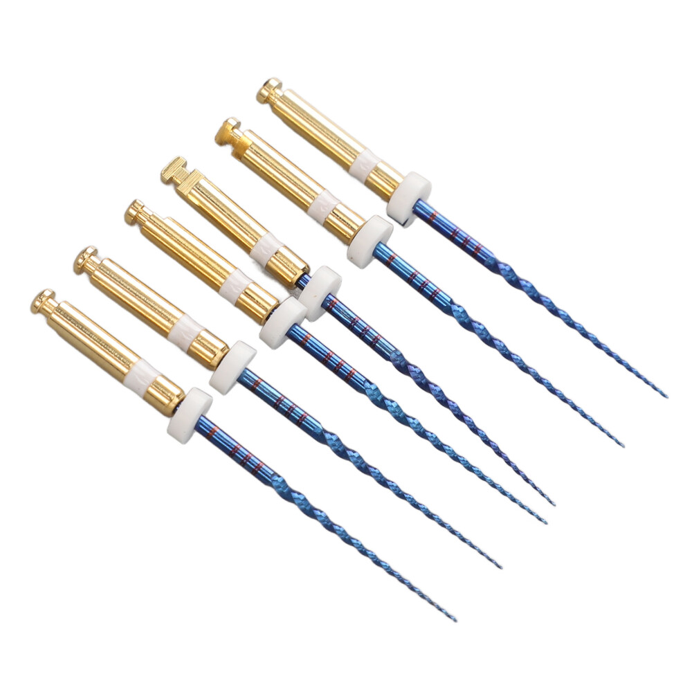 6Pcs S2 Endodontic Files Large Taper Portable Metal Set For Home Use 6951335368874