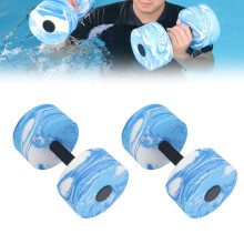 2 Stück Aquatische Übungsdumbbells - Starke Auftriebskraft EVA Wasserhanteln