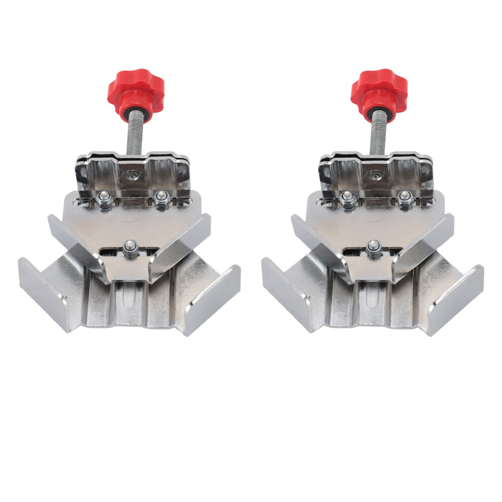 2Pcs Stainless Steel Right Corner Clamp 90 Miter Joint Fixer 4671335369924