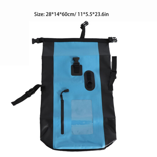 Sac à dos étanche 30L Roll-Top 281466cm noir 1