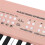 Teclado-piano de plástico rosa de 54 teclas, micrófono 12