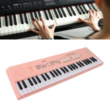 54-tasti tastiera elettronica in plastica rosa USB/3AA