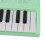 Teclado de 54 teclas con micrófono con cable, grabación, verde 11