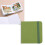 Carnet d'aquarelle 30 feuilles 10 X 10cm vert 15