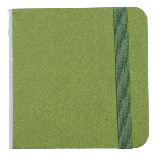 Carnet d'aquarelle 30 feuilles 10 X 10cm vert 2