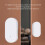 Wireless Door Sensor, High Sensitivity Home Security Alarm, CR2032 120mAh 4
