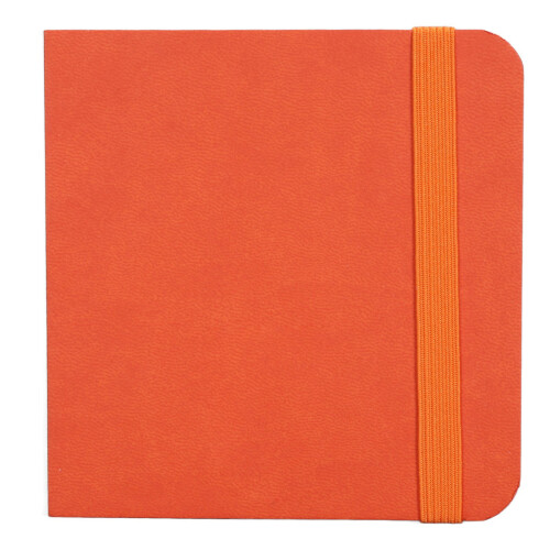 Carnet d'aquarelle 30 feuilles 10  10 cm orange. 2