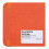 Carnet d'aquarelle 30 feuilles 10  10 cm orange. 14