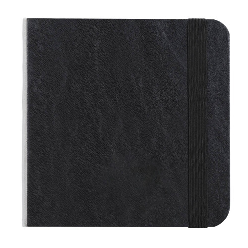 Carnet aquarelle 30 feuilles 10  10 cm noir 2