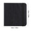 Carnet aquarelle 30 feuilles 10  10 cm noir 2