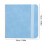 Cahier d'aquarelle de 30 feuilles 10x10cm bleu 2