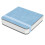 Cahier d'aquarelle de 30 feuilles 10x10cm bleu 12