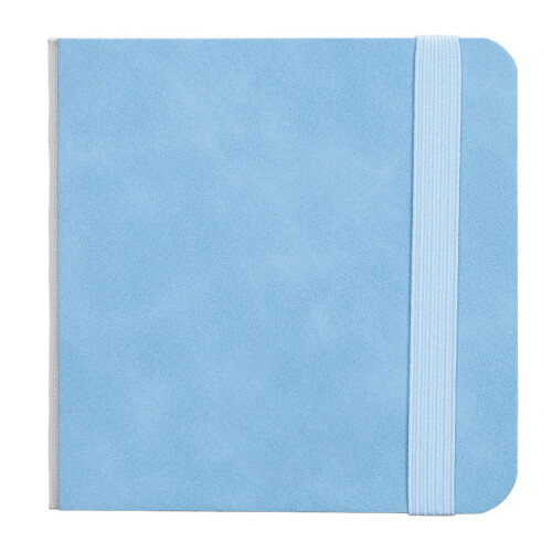 Cahier d'aquarelle de 30 feuilles 10x10cm bleu 2