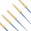 F1 Ensemble de 6 limes endodontiques dorées de 0,98 po 10