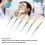 F1 Ensemble de 6 limes endodontiques dorées de 0,98 po 3