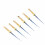 F1 Ensemble de 6 limes endodontiques dorées de 0,98 po 16