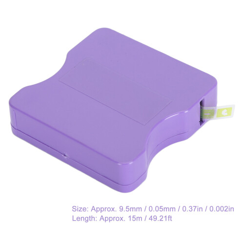 Strisce lucidanti trasparenti 9.5mm x0.05mm 15m 1