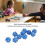 Set di dadi a 20 facce da 10 pezzi - Plastica blu 4