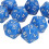 Set di dadi a 20 facce da 10 pezzi - Plastica blu 9