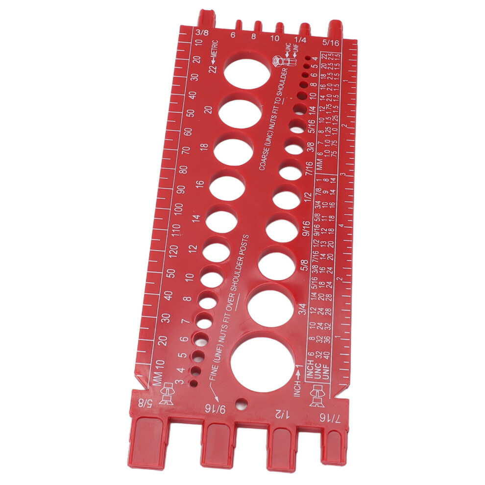 Compact Abs Nut Bolt Thread Gauge: Enhance Assembly Work Efficiency 7681335373637