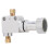 Aluminium 1/8NPT Vanne Pro 150-1200PSI argent 10