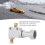 Aluminium 1/8NPT Vanne Pro 150-1200PSI argent 4